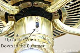 Ceiling fan direction switch up or down. Change Ceiling Fan Direction In Winter Summer And Save Money And Energy Mom 4 Real