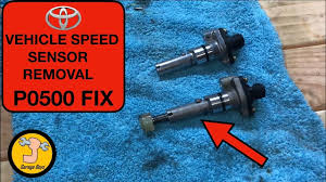 Check the possible causes listed above. P0500 Toyota Vehicle Speed Sensor A With Video