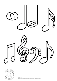 Dibujos Para Colorear Notas Musicales Notas Musicales Para Imprimir Notas Musicales Notas Musicales Para Colorear