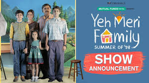 New Web Series Announcement Tvf S Yeh Meri Family 12th July On Tvfplay Youtube Yeh meri family is an indian comedy drama web series written by saurabh khanna and directed by sameer saxena for the viral fever.