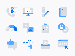 Customer Feedback Survey Icons Survey Icon Flat Design Icons Icon Design Inspiration
