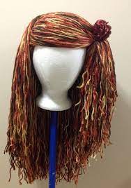 Pin By Carey Wolfe On So Much Yarn So Little Time Yarn Wig Crochet Wig Crochet Wig Pattern