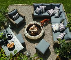 Broyhill Patio 5 Piece Cushioned Sectional All Weather Wicker Set Big Lots Patio Seating Sets Patio Seating Outdoor Rugs Patio