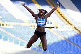 Caterine ibargüen mena, colombia (long jump/triple jump) born 12 bronze medallist in daegu 2011 and gold in moscow, ibarguen aimed to step on the highest place on the podium again in beijing. Caterine Ibarguen Sera La Abanderada De Colombia En Tokio 2020