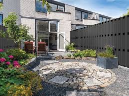 composiet of kunststof schutting in 2021 schutting tuintegels composiet