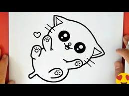cool drawings how to draw a cat step by step cute drawings butterfly drawing pencil sketch youtu in 2021 kitten drawing kawaii cat drawing simple cat drawing