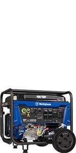 The generator is equipped with automatic voltage regulation and overload protection. Amazon Com Westinghouse Outdoor Power Equipment Wgen9500df Dual Fuel Portable Generator 9500 Rated 12500 Peak Watts Gas Or Propane Powered Electric Start Transfer Switch Rv Ready Carb Compliant Garden Outdoor