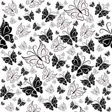 Hd wallpapers and background images Wall Paper From Black And White Butterflies On A White Background Royalty Free Cliparts Vectors And Stock Illustration Image 13302826