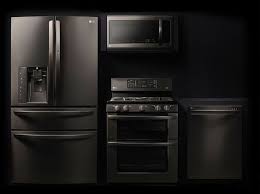 Matte Black Appliances Will Go Nicely With Natural Granite Countertops Black Appliances Kitchen Black Stainless Appliances Black Appliances