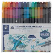 Idéal pour accueillir une petite plante verte en pot de ø6cm. Staedtler Duo Watercolor Brush Pens 36 Piece Set Hobby Lobby 1499664