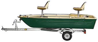 It is sitting on a diy harbor freight folding 4x8 trailer. Sun Dolphin Pro 120 Boat Trailer
