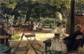 Max Liebermann Restaurant Garden Also Known As Beer Garden In Leiden Zelten Impressionisme Kunst Schilderij 19e Eeuw