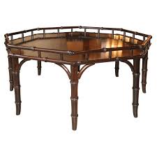 Large Mid Century Faux Bamboo Coffee Table 1stdibs Com Bamboo Coffee Table Asian Coffee Table Coffee Table