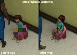 Sssvitlans No Mosaic Censor Mod For The Sims 4 Toddler Compatibility Update By Moxiemason Sims 4 This Mod Removes The Mosaic Censor Grid That Appear