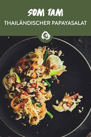 Som Tam Thai Originalrezept Fur Scharfen Grunen Papayasalat Zum Grillen Rezept Papaya Salat Rezepte Asiatisch Kochen