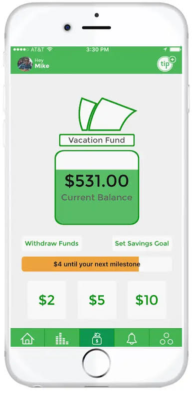 mobile budgeting app interface showing monthly expense tracking