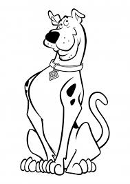 Printable coloring pages for kids: Thoughtful Scooby Doo Coloring Pages Scooby Doo Coloring Pages Colorings Cc