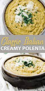 Creamy Polenta Recipe With Parmesan Cheese Recipe Polenta Recipes Recipes With Parmesan Cheese Side Dish Recipes