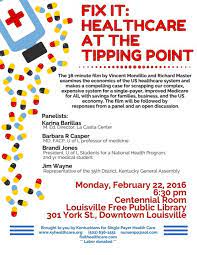 Fix It–Healthcare At The Tipping Point” | Kyhealthcare