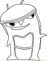 You can use our amazing online tool to color and edit the following black and white coloring pages for kids. Crystalyd Coloring Page For Kids Free Slugterra Printable Coloring Pages Online For Kids Coloringpages101 Com Coloring Pages For Kids