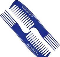Cantor Lift Teasing Wide Tooth Comb - 2 Pack Chemical and Heat Resistant  Detangler - Anti Static for All Hair Types - Durable and Lightweight