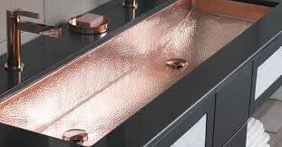 trough bathroom sink materials the