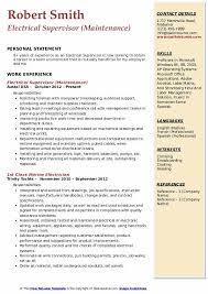An electrical maintenance supervisor has an important responsibility on his shoulder, which is, the safety of the residents of an office, house. Electrical Supervisor Resume Samples Qwikresume