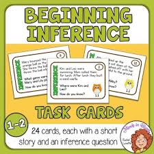 Making inferences is such an important skill for kids to learn. Making Inferences Task Cards And Easel Activity For Grades 1 2 Tpt
