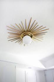 Sunburst Mirror Medallion Diy A Beautiful Mess Ceiling Medallions Diy Sunburst Mirror Ceiling Medallions