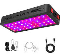 Phlizon 1200W LED Grow Light Full Spectrum Daisy Chain Plants Light Double  Switch Grow Led pour plantes d'intérieur Veg and Flower-1200W
