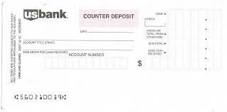 It's filled out much like a regular check, but it includes various deposit kinds. Us Bank Deposit Slip Free Printable Template Checkdeposit Io