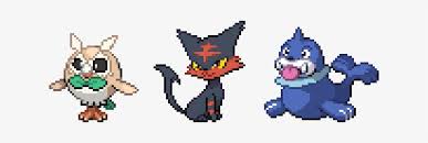 You can download popplio or ashimari coloring page for free at coloringonly.com. Hoothoot With Rowlet Colors Purrloin With Litten Colors Rowlet Litten Popplio Fusion Transparent Png 632x196 Free Download On Nicepng
