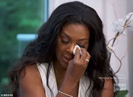 Kenya Moore breaks down in tears as she discusses the nasty fights that led  to her marriage breakdown (Video)