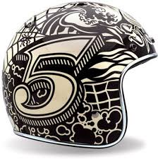Retro Bell Helmet Looks Like Marker Work From Mike Giant Motorradhelm Helm Motorrad Fahren