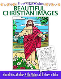 Get your complimentary motorbike coloring pages for children and kids. Pray Relax Color Beautiful Christian Images Stained Glass Window The Stations Of The Cross To Color Designs Mmandi 9781093932065 Amazon Com Books