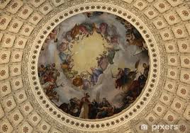 Wir empfehlen dir, etwas mehr in längsrichtung und breite zu bestellen, da ein boden oder eine decke nie ganz gerade verläuft. Fototapete Decke Im Capitol In Washington Dc Pixers Wir Leben Um Zu Verandern