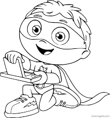 Red is one of the few characters of the show to appear in the super why pilot. Super Why Coloring Pages Coloringall