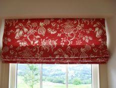 Curtain Fabric Gallery Red Blinds Curtains Valance Window Treatments