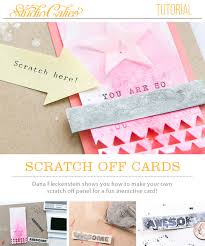 The scratch off ink is 5 parts water soluble block printing ink, the kind you can find at most craft stores, to one part dish detergent. Blog Scratch Off Cards Tutorial Dana Fleckestein Studio Calico