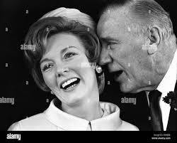 Val Parnell, British television producer and theatrical impresario, marries Aileen  Cochran, May 1966 Stock Photo