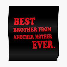 Sisters are blessing from god there is no enjoy of childhood without sister visit quotes786 to read 46 sister from another mother quotes and sayings. Best Brother Ever Posters Redbubble