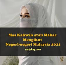 Di dalam islam dikenal dua jenis infaq sunnah yaitu infaq untuk jihad dan infaq untuk membantu orang lain. Mas Kahwin Atau Mahar Mengikut Negeri Negeri Malaysia 2021