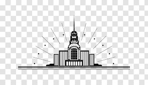 Black and white ornate heraldic art deco quad. Art Deco Decorative Arts Stencil Designs Design Transparent Png