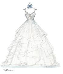 Best Gift For Wife In 2021 Unique Thoughtful Romantic Wedding Dress Sketches Wedding Dress Drawings Fashion Drawing Dresses