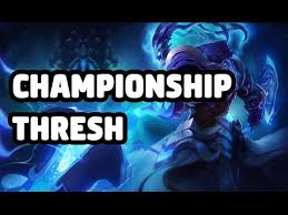 On june 16, riot games revealed a teaser video for the 2021 league of legends world championship. Championship Thresh Skin Spotlight League Of Legends Youtube