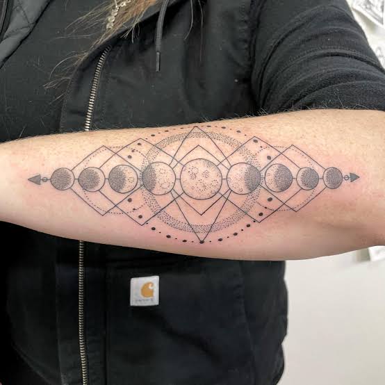 30 Awesome Moon Phases Tattoo Ideas for Men & Women in 2024