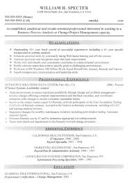 Change Manager Project Manager Sample Resume Business Analyst Resume Professional Resume Samples Sample Resume Templates