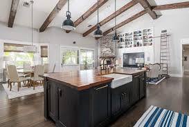 48 open concept kitchen, living room