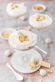 Try one of our easy christmas desserts and christmas puddings, including christmas trifle and christmas best christmas desserts. Raffaello Creme Dessert Im Glas Ina Isst