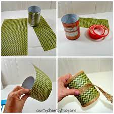 Maybe you would like to learn more about one of these? Decorate A Tin Can And Make A Pretty Gift Country Charm By Tracy